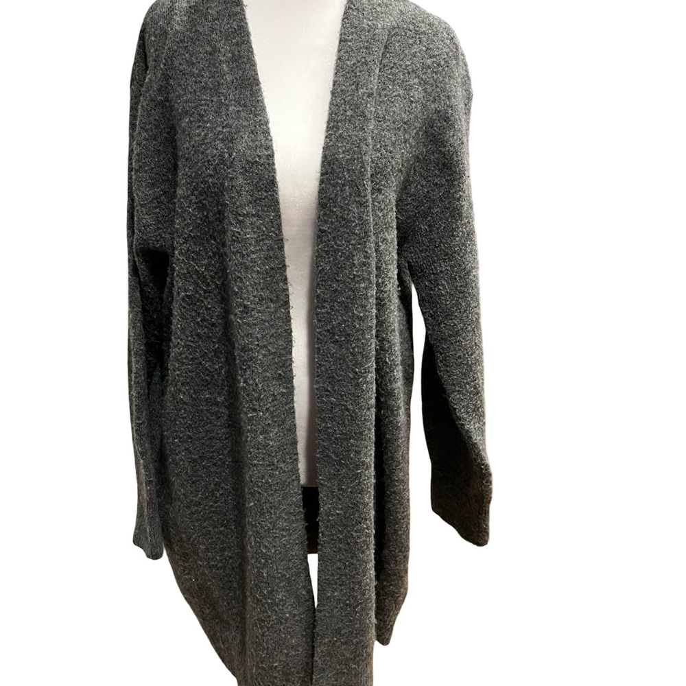 H&M Charcoal Open-Front Cardigan